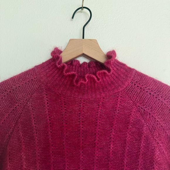 Sezane Pink Turtleneck Sweater - Picture 7 of 8